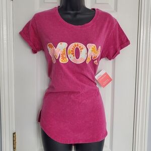 Womens Pink Mom Shirt